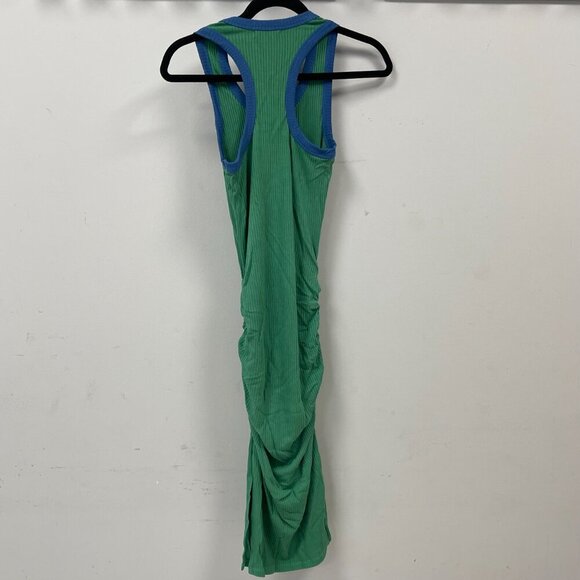 Sundry Color-Block Ruched Dress, Clover/Royal - Size Small - NWT - Picture 4 of 8